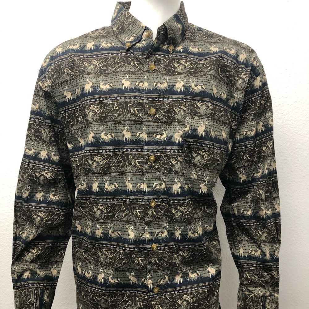 FIELD & STREAM Brown Large Buck Hunting Shirt XL